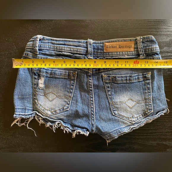 Shortie Jean Shorts - Picture 3 of 5